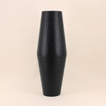 Vase design métal noir 65cm | Hashtag Déco