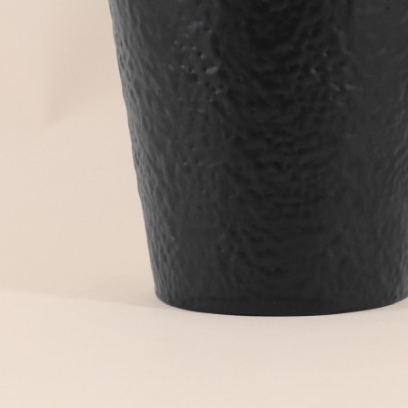 Vase design métal noir 65cm | Hashtag Déco