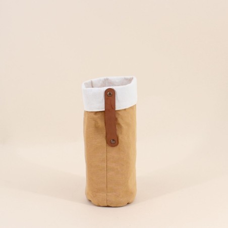 Porte bouteille en tissu camel tendance | Hashtag Déco