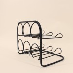 Porte bouteille métal noir élégant | Hashtag Déco