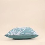 Coussin extérieur vert feuillage 40x40 cm tissu | Hashtag Déco