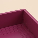 Plateau rose en bois 30x40cm, élégant et pratique | Hashtag Déco
