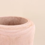 Vase en bois brut naturel 48cm | Hashtag Déco