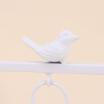 Horloge à poser métal blanc 27cm élégante | Hashtag Déco