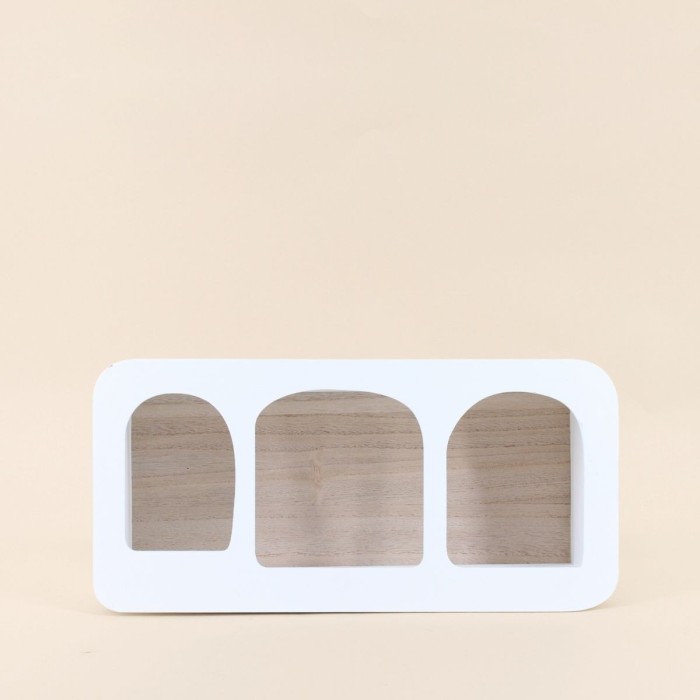 Étagère murale bois noir 40cm design élégant | Hashtag Déco
