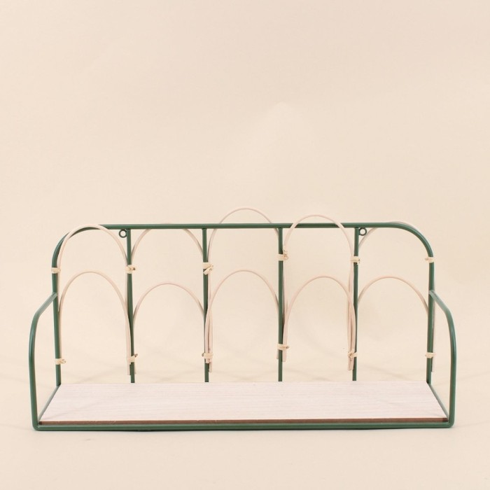 Étagère murale rotin métal 45cm | Hashtag Déco