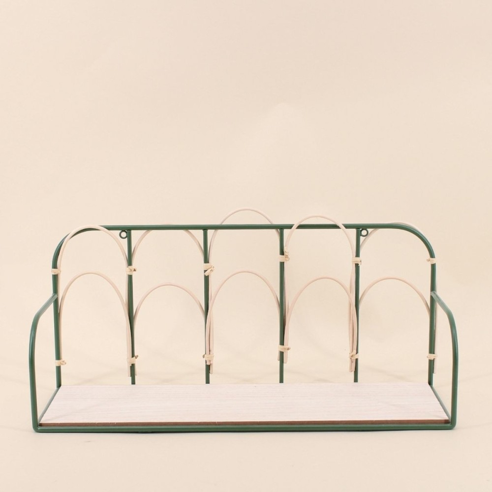Étagère murale rotin métal 45cm | Hashtag Déco