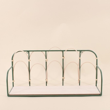 Étagère murale rotin métal 45cm | Hashtag Déco