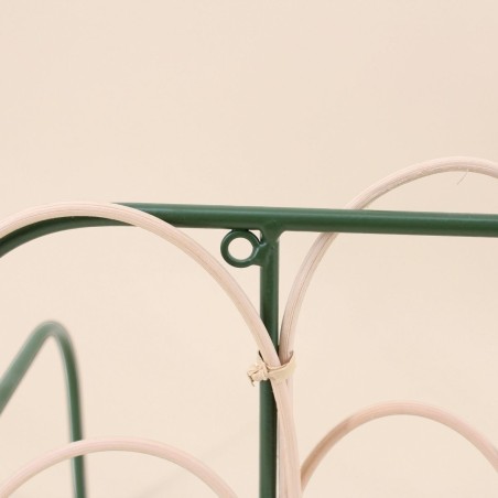 Étagère murale rotin métal 45cm | Hashtag Déco