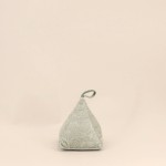 Cale porte en velours vert à motifs unique | Hashtag Déco