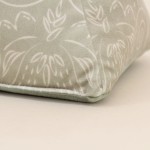 Cale porte en velours vert à motifs unique | Hashtag Déco