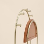 Porte bijoux arches en métal doré 20cm | Hashtag Déco