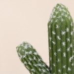 Cactus polaskia artificiel vert 41cm en plastique | Hashtag Déco