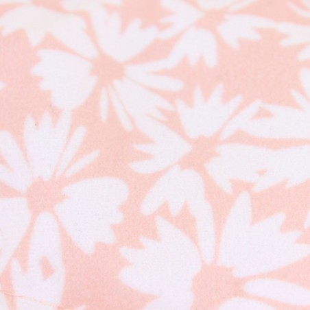 Masque de nuit coton fleuris orange | Hashtag Déco
