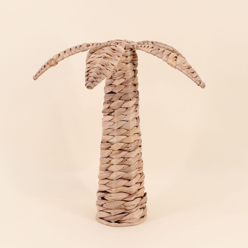 Objet déco palmier jacinthe d'eau 36cm naturel | Hashtag Déco