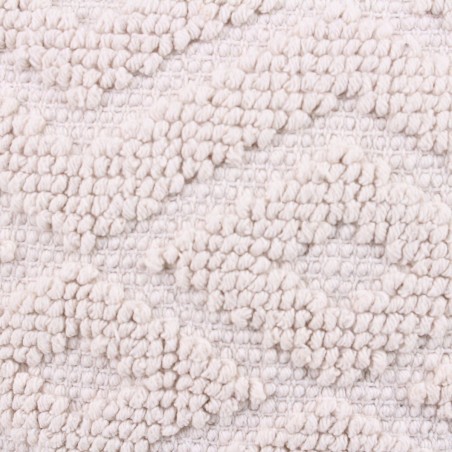 Coussin en tissu beige losanges 40x40 cm | Hashtag Déco