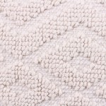 Coussin en tissu beige losanges 40x40 cm | Hashtag Déco