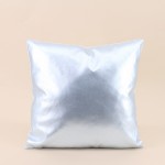 Coussin graphique blanc argent 40x40cm en coton | Hashtag Déco