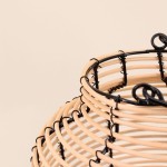 Lanterne en rotin naturel 36cm pour intérieur | Hashtag Déco