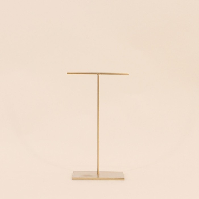 Porte bijoux en métal doré 20cm élégant | Hashtag Déco
