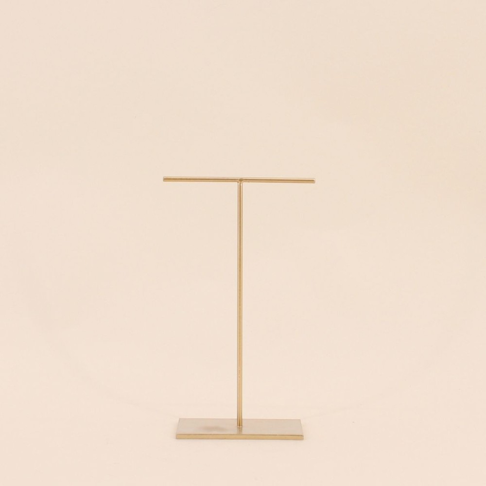 Porte bijoux en métal doré 20cm élégant | Hashtag Déco