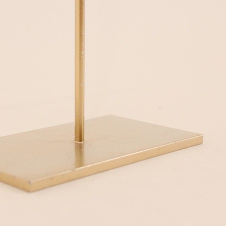 Porte bijoux en métal doré 20cm élégant | Hashtag Déco