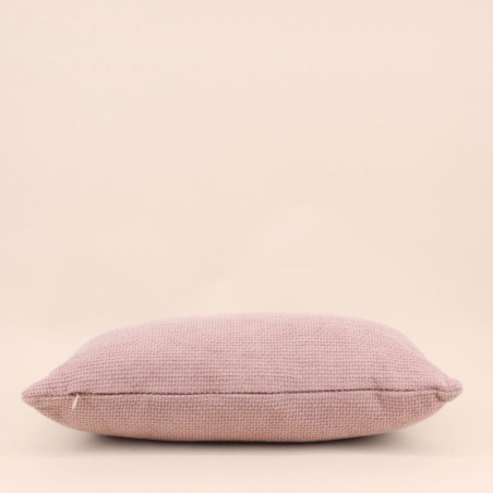 Coussin texturé coton beige 30x50cm | Hashtag Déco