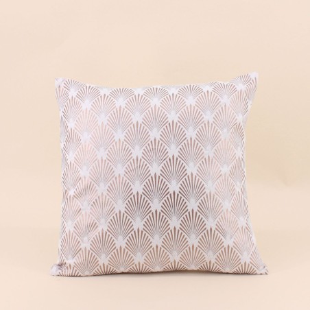 Coussin satiné rose 40x40cm, chic et doux | Hashtag Déco