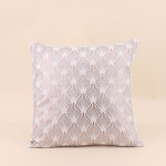 Coussin satiné rose 40x40cm, chic et doux | Hashtag Déco