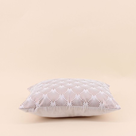 Coussin satiné rose 40x40cm, chic et doux | Hashtag Déco