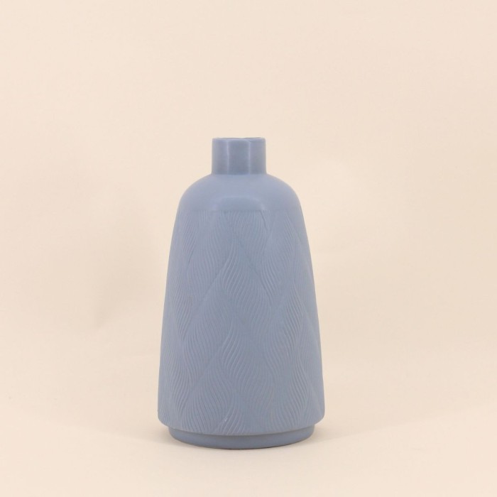 Vase en céramique gris 28cm - Élégance sobre | Hashtag Déco