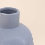 Vase en céramique gris 28cm - Élégance sobre | Hashtag Déco