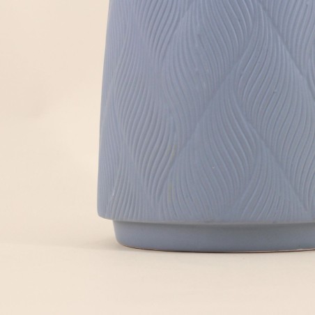 Vase en céramique gris 28cm - Élégance sobre | Hashtag Déco