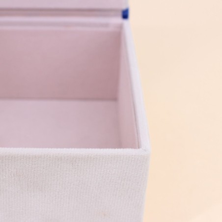 Boite à bijoux velours fleuri élégante | Hashtag Déco