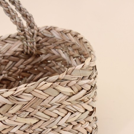 Lot de 2 paniers en fibres naturelles beige | Hashtag Déco