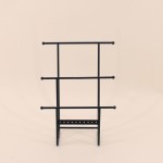 Porte bijoux métal argenté 30cm élégant | Hashtag Déco