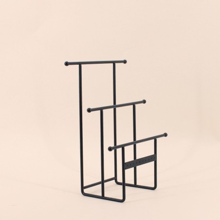 Porte bijoux métal argenté 30cm élégant | Hashtag Déco
