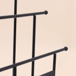 Porte bijoux métal argenté 30cm élégant | Hashtag Déco
