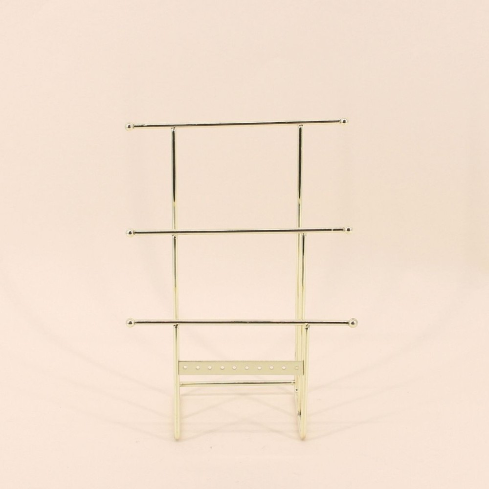 Porte bijoux métal argenté 30cm élégant | Hashtag Déco