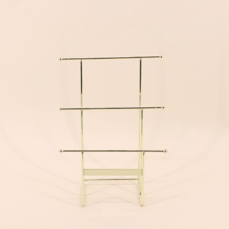 Porte bijoux métal argenté 30cm élégant | Hashtag Déco