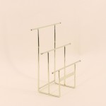 Porte bijoux métal argenté 30cm élégant | Hashtag Déco