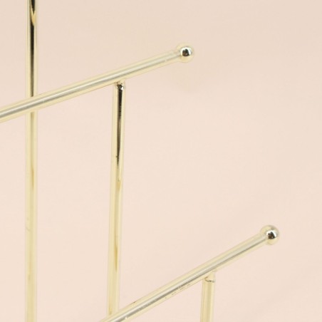 Porte bijoux métal argenté 30cm élégant | Hashtag Déco