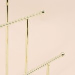 Porte bijoux métal argenté 30cm élégant | Hashtag Déco