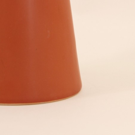 Bougeoir design en grès terracotta 30cm | Hashtag Déco