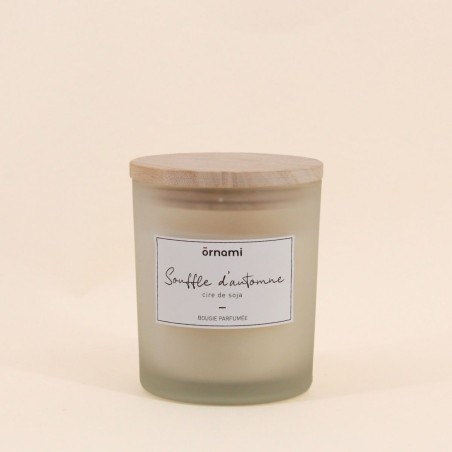 Bougie parfumée automne 280g cire beige | Hashtag Déco
