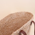 Sac caba fibres naturelles beige 63x30cm | Hashtag Déco