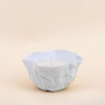 Bougie parfumée vanille cire beige 11x5cm | Hashtag Déco