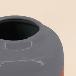 Vase bicolore 16cm en terracotta | Hashtag Déco