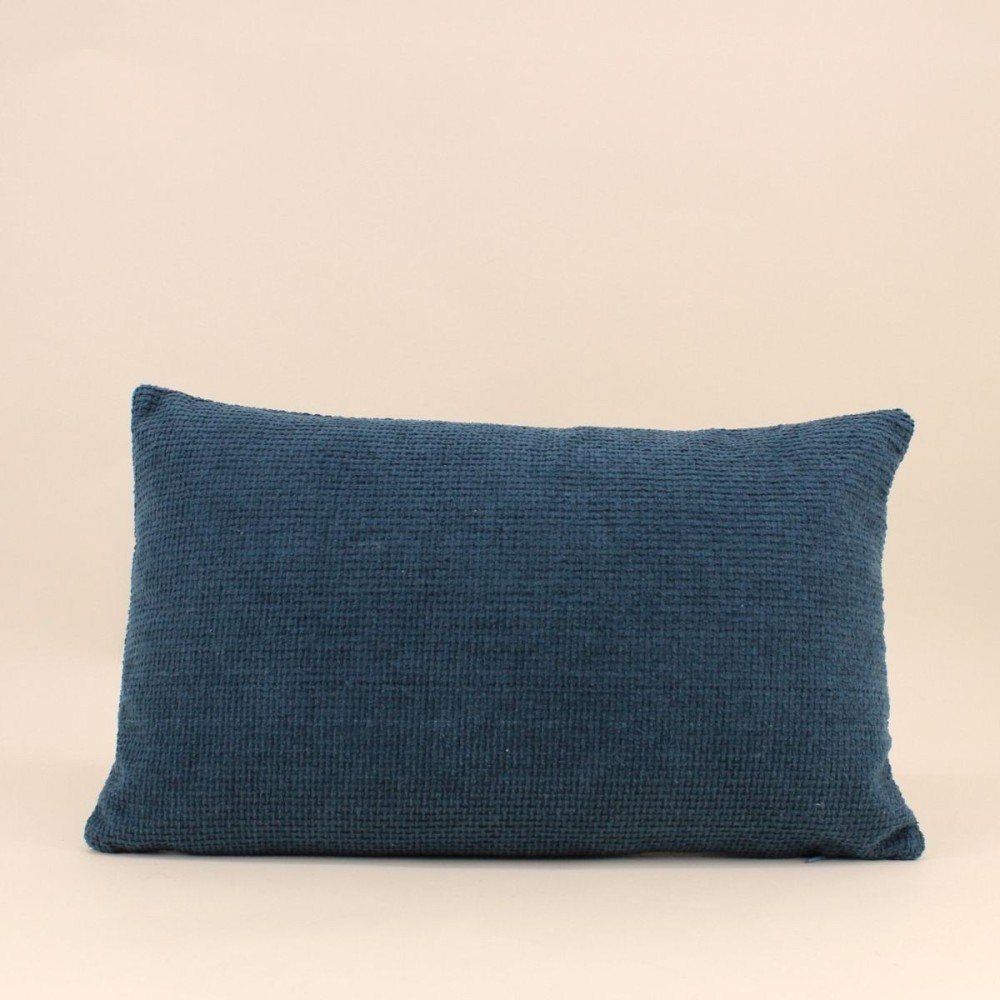 Coussin texturé coton beige 30x50cm | Hashtag Déco