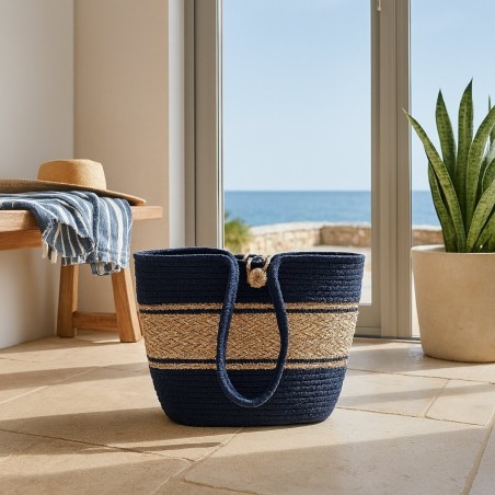 Sac cabas naturel en coton beige | Hashtag Déco